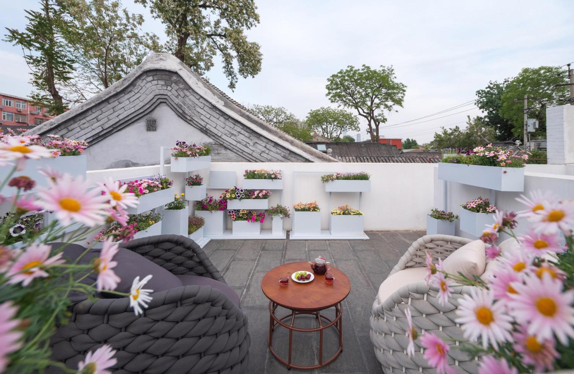 Xinxiang Yayuan Beijing Sihe Courtyard With Sky Garden Terrace Near Tiananmen Square Forbidden City Wangfujing Pedestrian Street And The Subway Ngoại thất bức ảnh