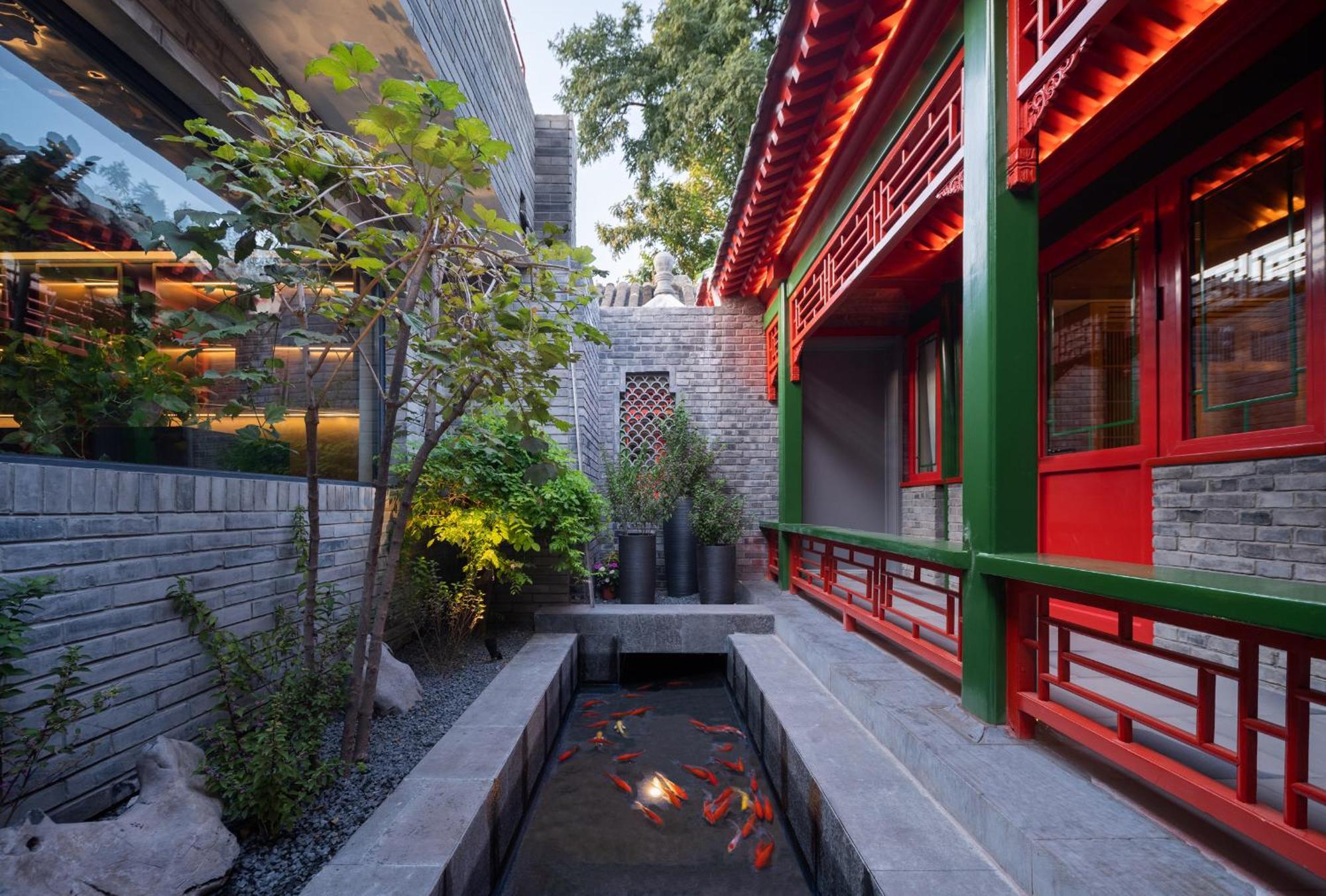 Xinxiang Yayuan Beijing Sihe Courtyard With Sky Garden Terrace Near Tiananmen Square Forbidden City Wangfujing Pedestrian Street And The Subway Ngoại thất bức ảnh