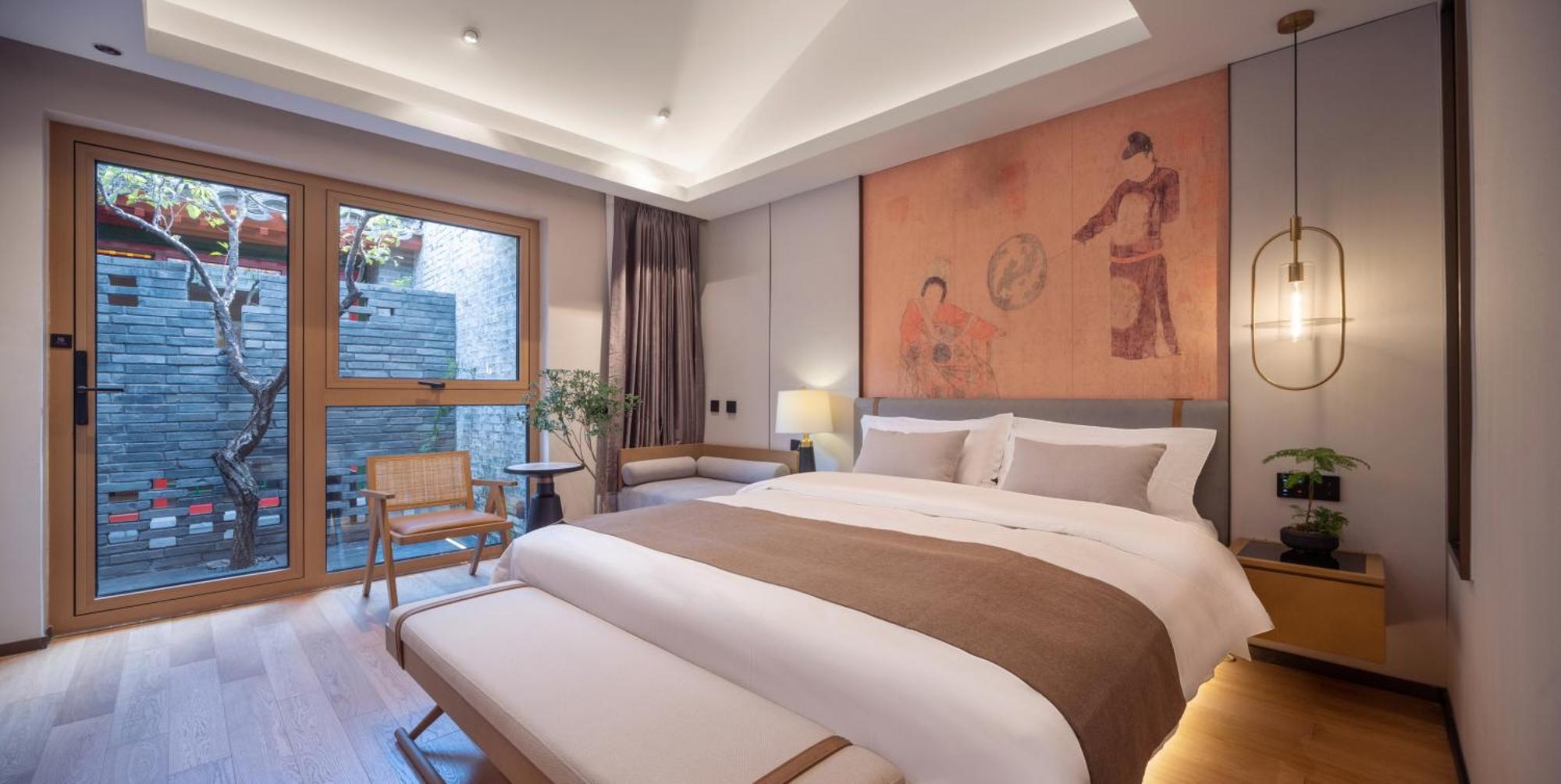 Xinxiang Yayuan Beijing Sihe Courtyard With Sky Garden Terrace Near Tiananmen Square Forbidden City Wangfujing Pedestrian Street And The Subway Ngoại thất bức ảnh