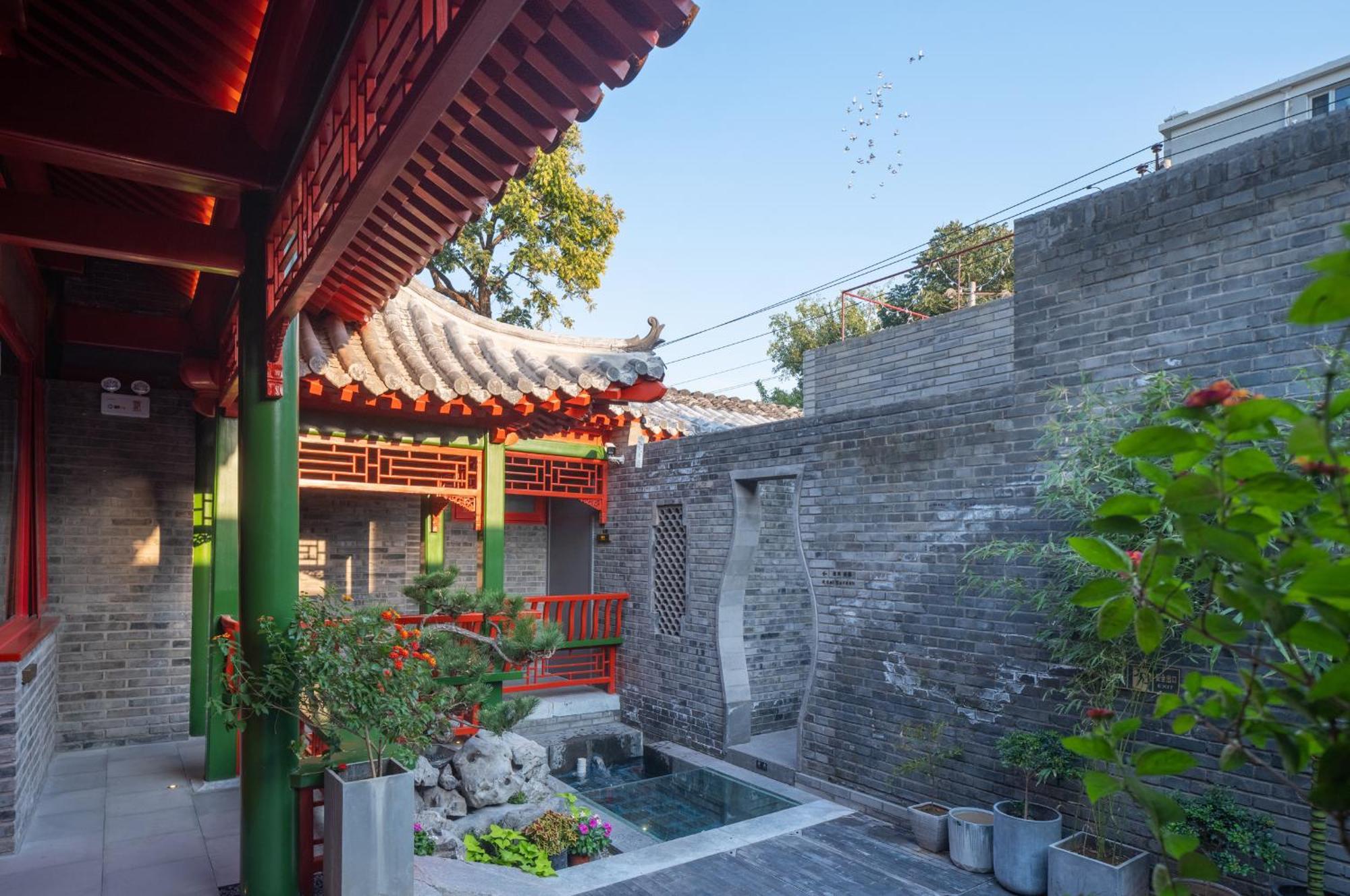 Xinxiang Yayuan Beijing Sihe Courtyard With Sky Garden Terrace Near Tiananmen Square Forbidden City Wangfujing Pedestrian Street And The Subway Ngoại thất bức ảnh