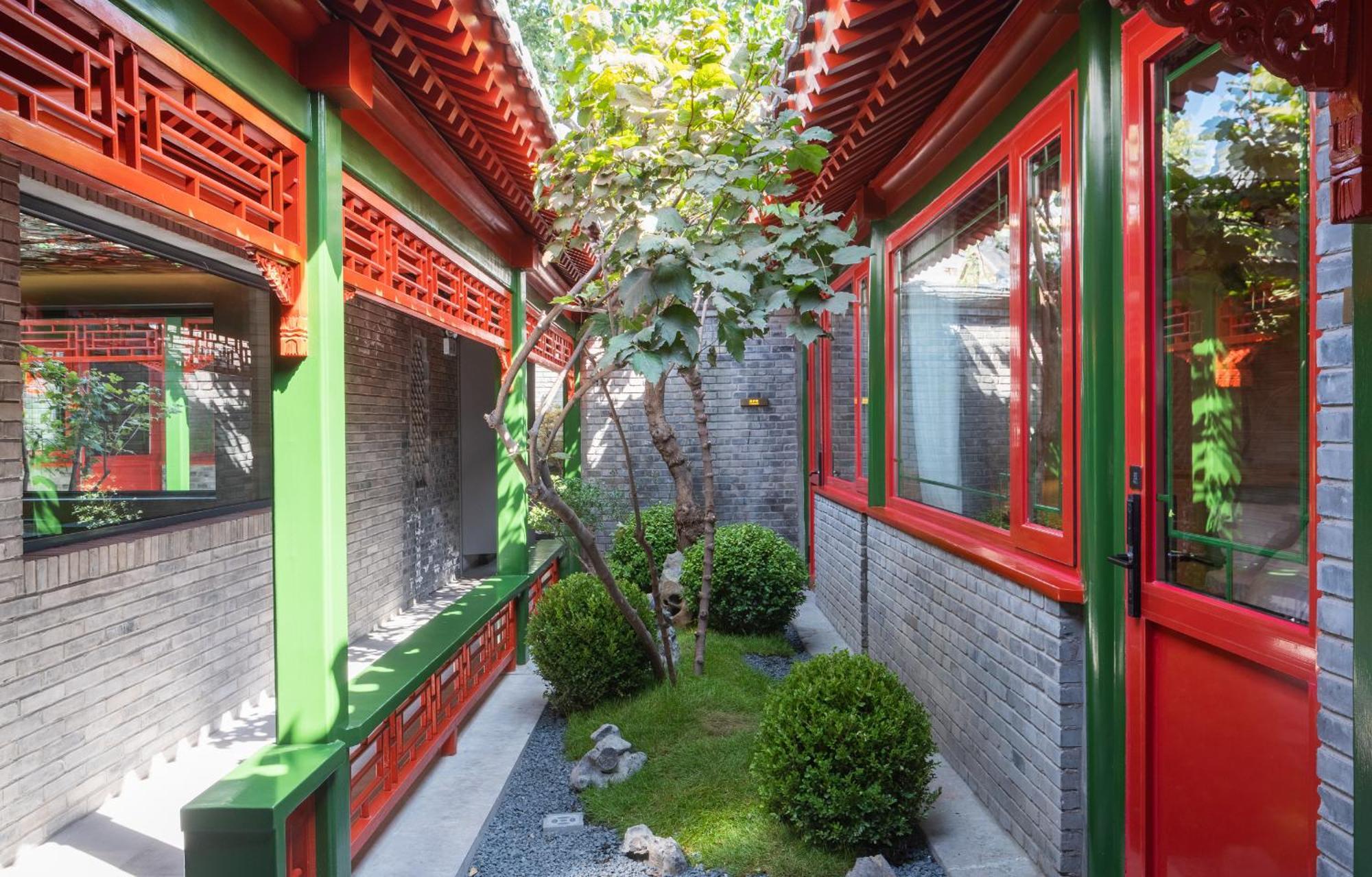 Xinxiang Yayuan Beijing Sihe Courtyard With Sky Garden Terrace Near Tiananmen Square Forbidden City Wangfujing Pedestrian Street And The Subway Ngoại thất bức ảnh