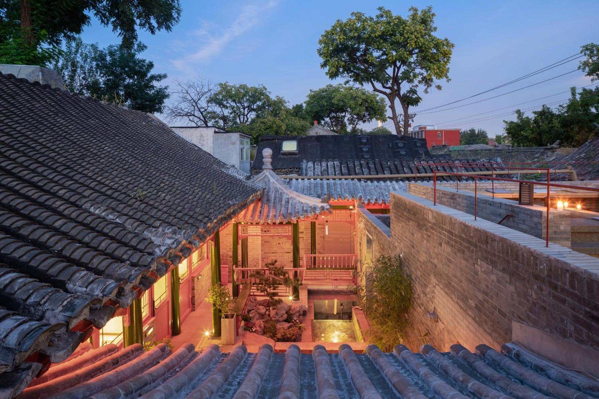 Xinxiang Yayuan Beijing Sihe Courtyard With Sky Garden Terrace Near Tiananmen Square Forbidden City Wangfujing Pedestrian Street And The Subway Ngoại thất bức ảnh