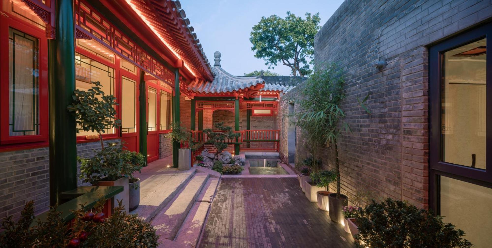 Xinxiang Yayuan Beijing Sihe Courtyard With Sky Garden Terrace Near Tiananmen Square Forbidden City Wangfujing Pedestrian Street And The Subway Ngoại thất bức ảnh