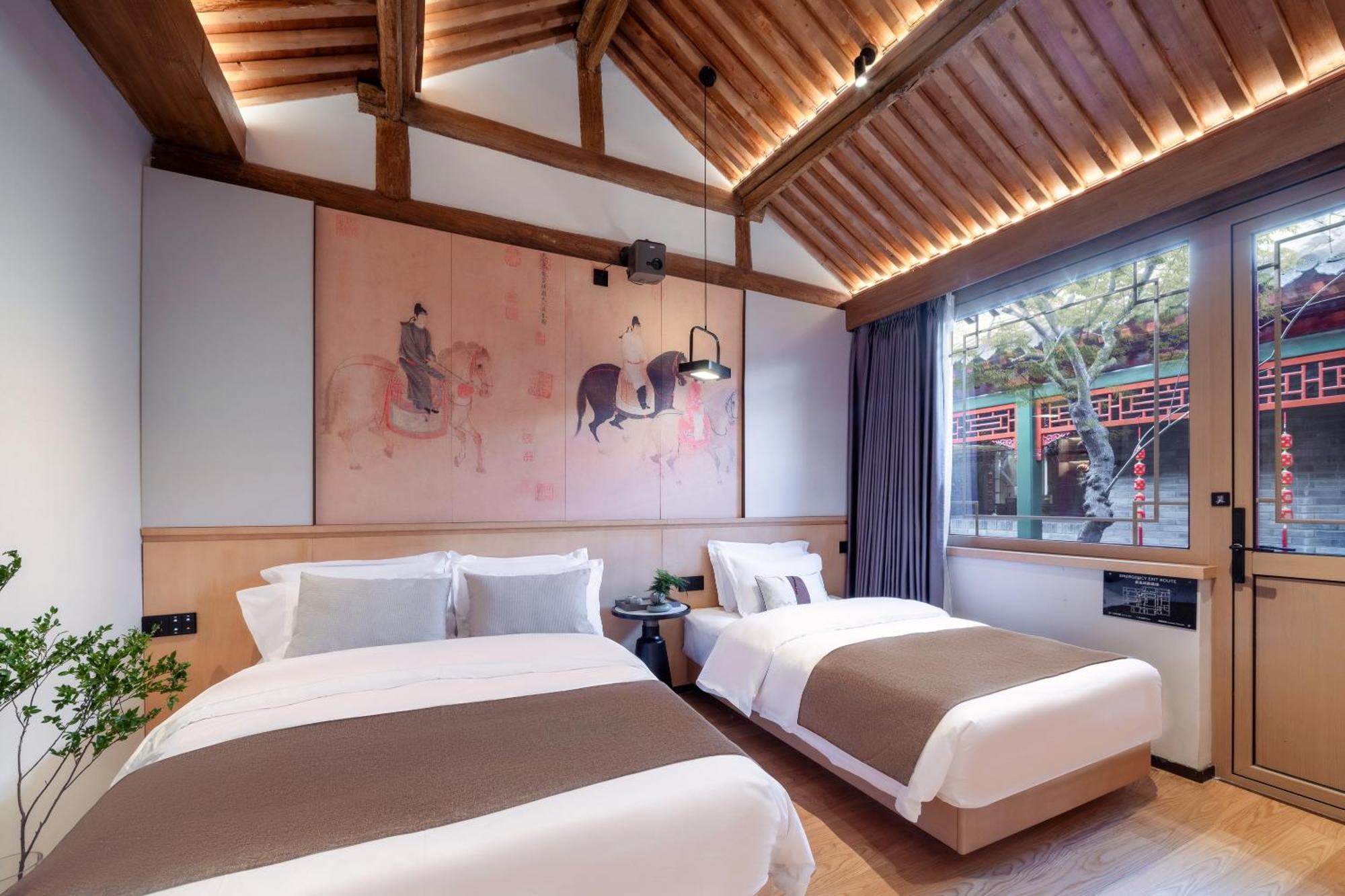 Xinxiang Yayuan Beijing Sihe Courtyard With Sky Garden Terrace Near Tiananmen Square Forbidden City Wangfujing Pedestrian Street And The Subway Ngoại thất bức ảnh