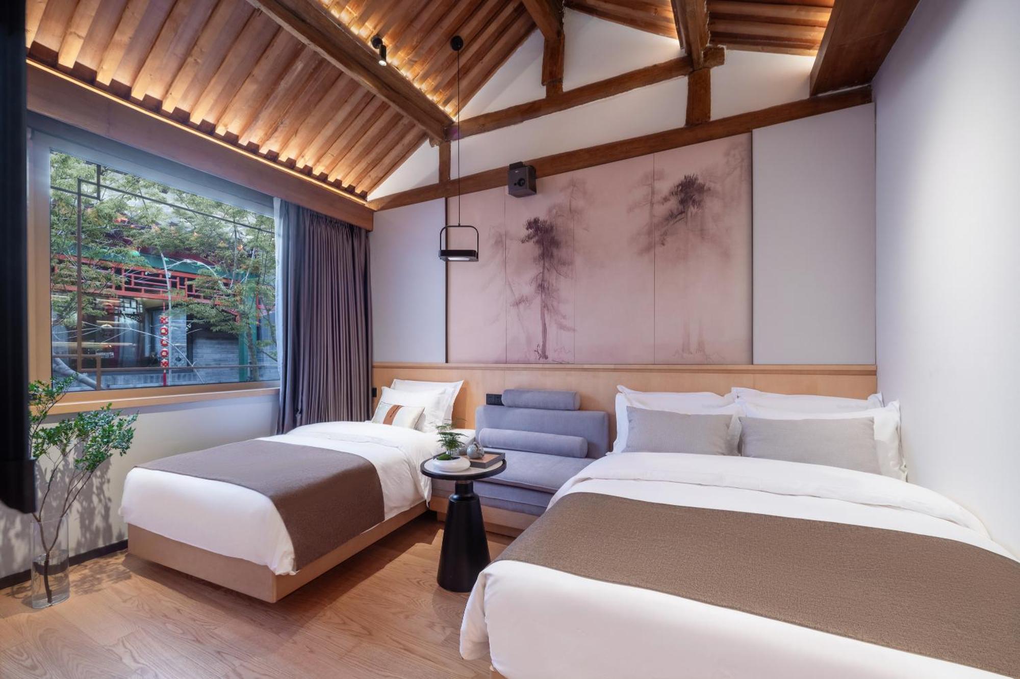 Xinxiang Yayuan Beijing Sihe Courtyard With Sky Garden Terrace Near Tiananmen Square Forbidden City Wangfujing Pedestrian Street And The Subway Ngoại thất bức ảnh